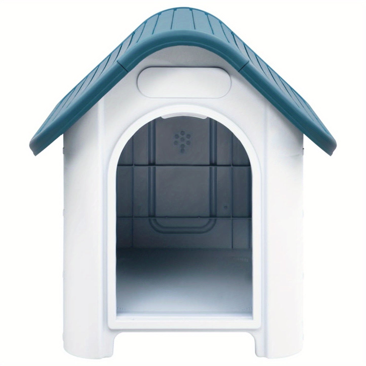 Hondenkennel – Hondenhok – Hondenkooi – Hondenkorf – Grote Hondenren – Ruim 59x75x66 cm – Weerbestendig Polypropyleen Blauw
