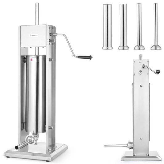 Worstenvuller – Worstenmaker – Worstmachine – Vleesvuller – Worstenvulmachine – 7 Liter Capaciteit – Roestvrij Staal