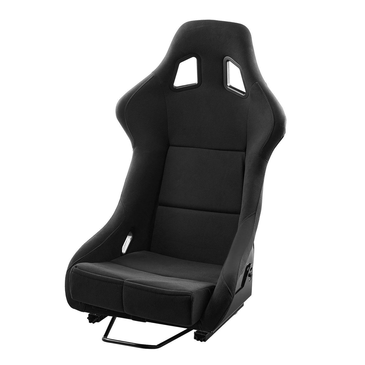 Racestoel – Racingstoel – Simulatierace Stoel – Gamestoel – Cockpit Stoel – Universele Pasvorm – Velours Bekleding – Verstelbare Dual-Lock Schuifrail