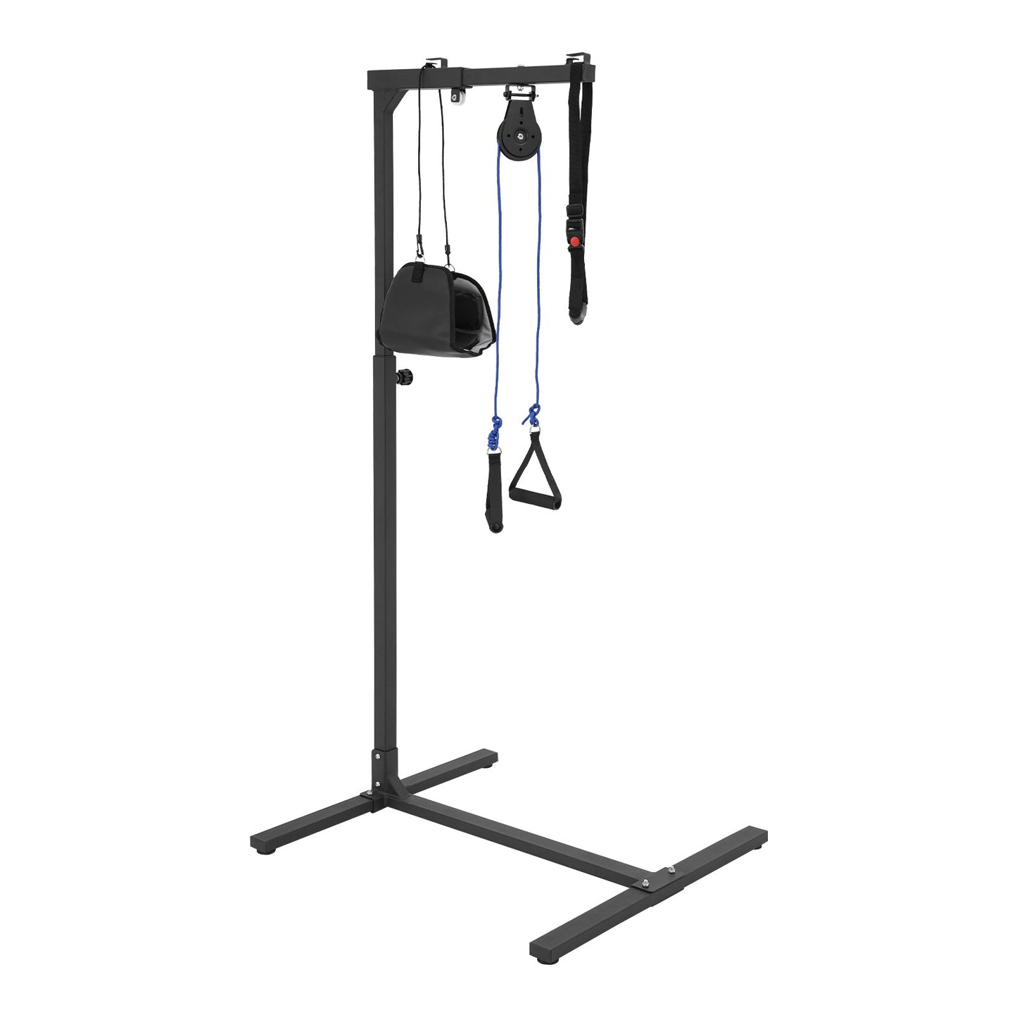 Steunbeugel Staande Hulp – Staande Steun – Opstaan Beugel – Verstelbare Handgreep – Mobiliteitshulp Zwart – Verstelbaar 130-175 cm – Stabiel Stalen Frame