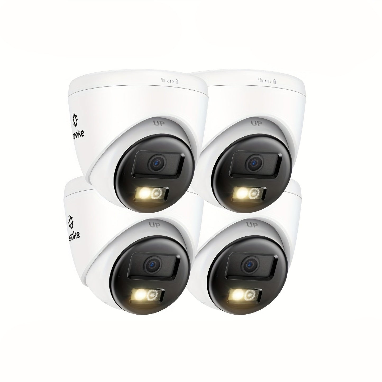 Complete Beveiligingsset – Cameraset – CCTV Beveiligingscamera – Videobewaking – 4-Kanaals DVR – 5MP Kleurennachtzicht – AI Detectie Met 1TB Opslag