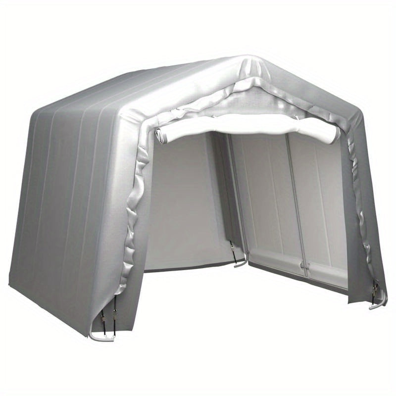 Opberg Tent Tuinhuis - Opslagtent - Serre - Overkapping - Tuinschuur – Grijs Staal 300x300 cm – Duurzaam & Opvouwbaar