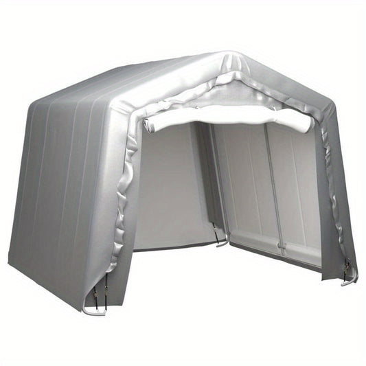 Opberg Tent Tuinhuis - Opslagtent - Serre - Overkapping - Tuinschuur – Grijs Staal 300x300 cm – Duurzaam & Opvouwbaar