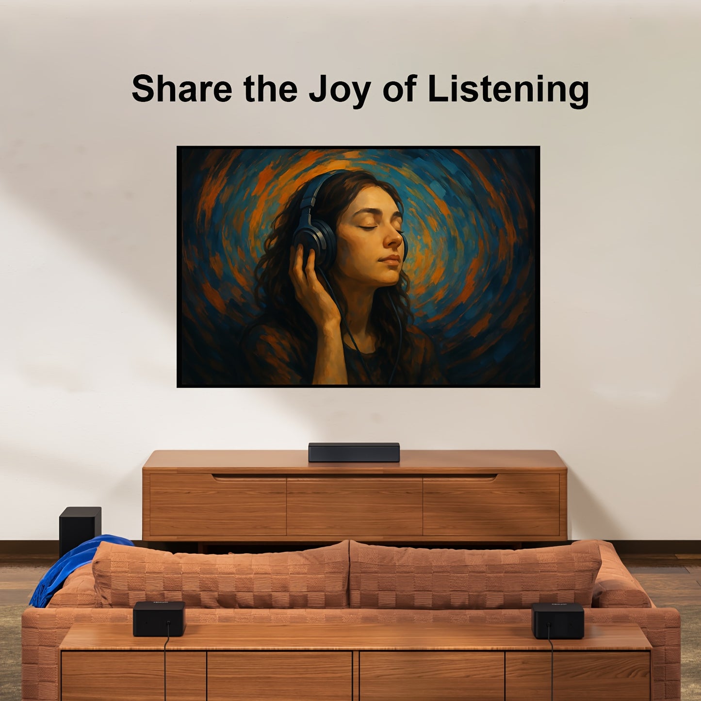 5.1 Soundbar – Surround Sound Systeem – Home Cinema Set – Dolby Atmos Speaker – Wireless Subwoofer – 410W Piekvermogen – HD eARC Aansluiting