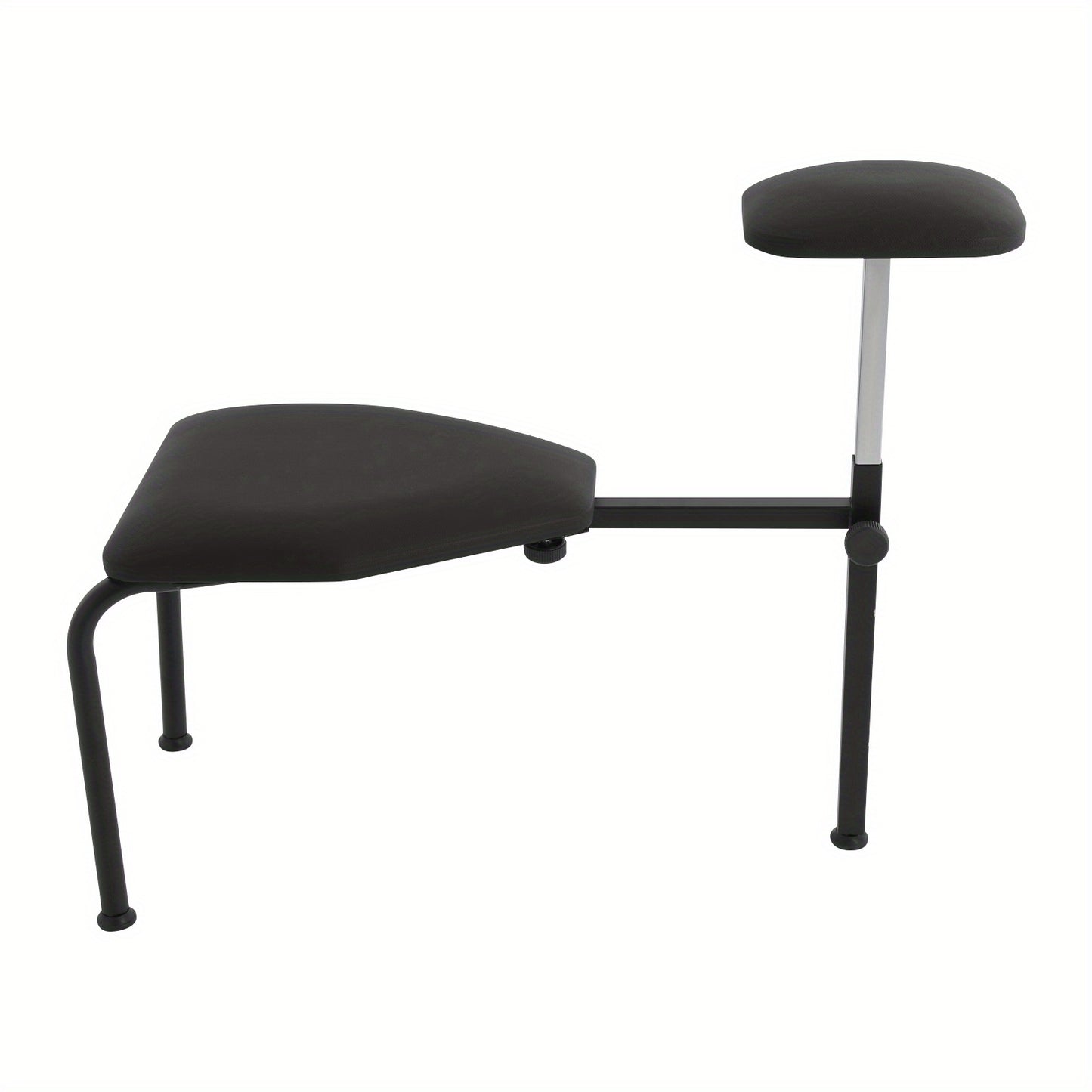 Pedicurestoel – Pedicurekruk – Behandelstoel – Voetsteun – Salonstoel – Verstelbare Hoogte en Lengte – Stevig IJzeren Frame met Anti-slip Voetpadden