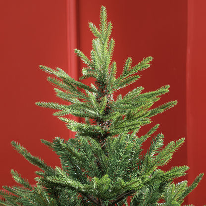 Kerstboom – Kunstkerstboom – Kunstboom – Decoratieve Kerstboom – Dennenboom – 150 cm Hoogte – Vlamvertragend Metalen Standaard