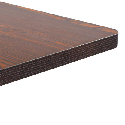 Bistrotic dark brown 50x50cm MDF This bistro-style table is stylish and will be the focal point of your decor. It can also be used as a dining table. Practical and durable, it cleans easily with a damp cloth.,  Chic Decor, St