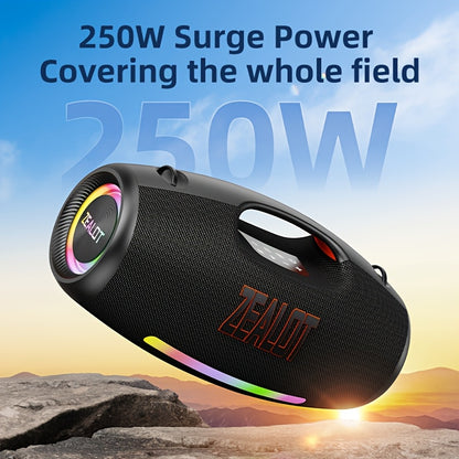 Draadloze Speaker – Bluetooth Speaker – Draagbare Speaker – Outdoor Speaker – Subwoofer – 250W Vermogen – 48000mAh Batterijduur