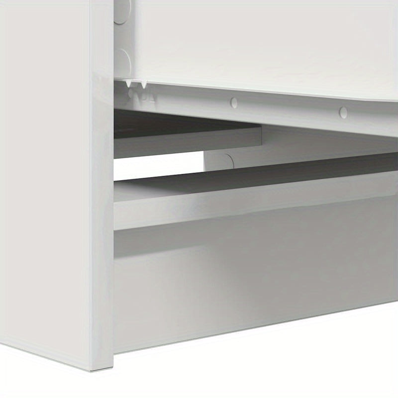 Dressoir – Kast – Opbergmeubel – Ladekast – Sideboard – Wit – Compact 37,5x35x99 cm – Hoogwaardige Hout & Kunstplaat