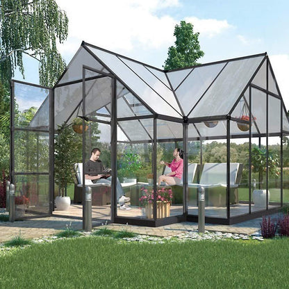 Polycarbonaatplaat – Kunststofplaat – Kanaalplaat – Dubbelwandige Plaat – Tuinplaat – UV-bestendig – 4 mm Dikte – 60,5 x 121 cm – Lichtdoorlatend – Schokbestendig