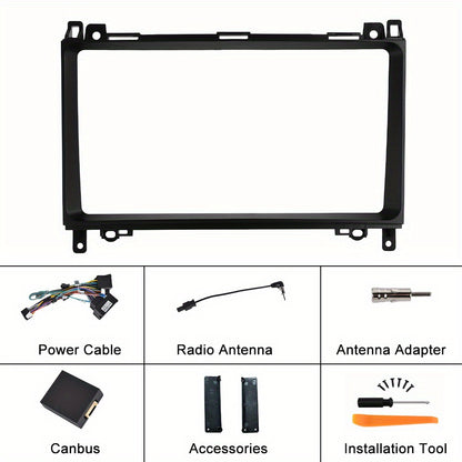 Android 15 Autoradio – Multimedia Systeem – Navigatie Unit – Touchscreen Radio – Auto Entertainment – 9 Inch Full HD IPS – Draadloze CarPlay & AHD Achteruitrijcamera