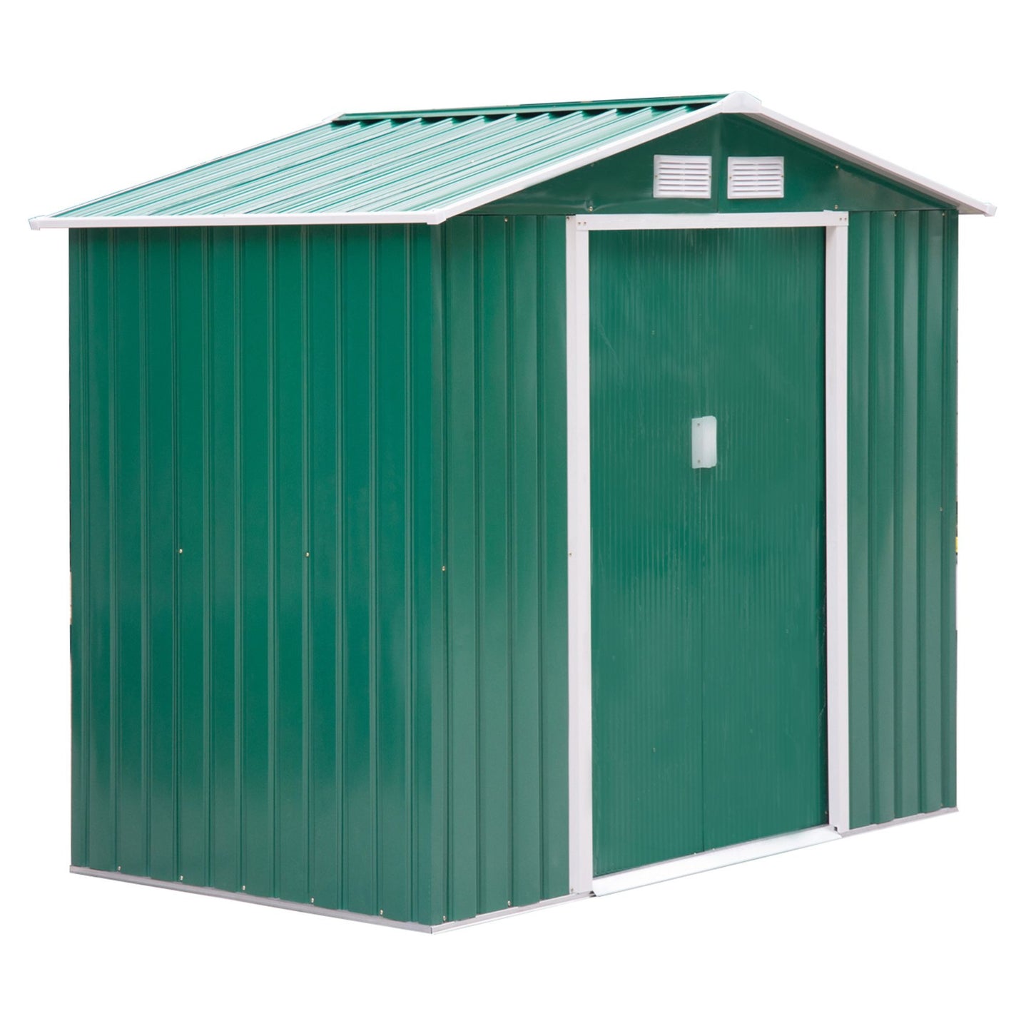 Tuinhuisje – Tuinschuur – Gereedschapsschuur – Tuinkast – Berging – Gegalvaniseerd Staal – 2,42 m² Opbergruimte – Dubbele Deuren met Hangslot