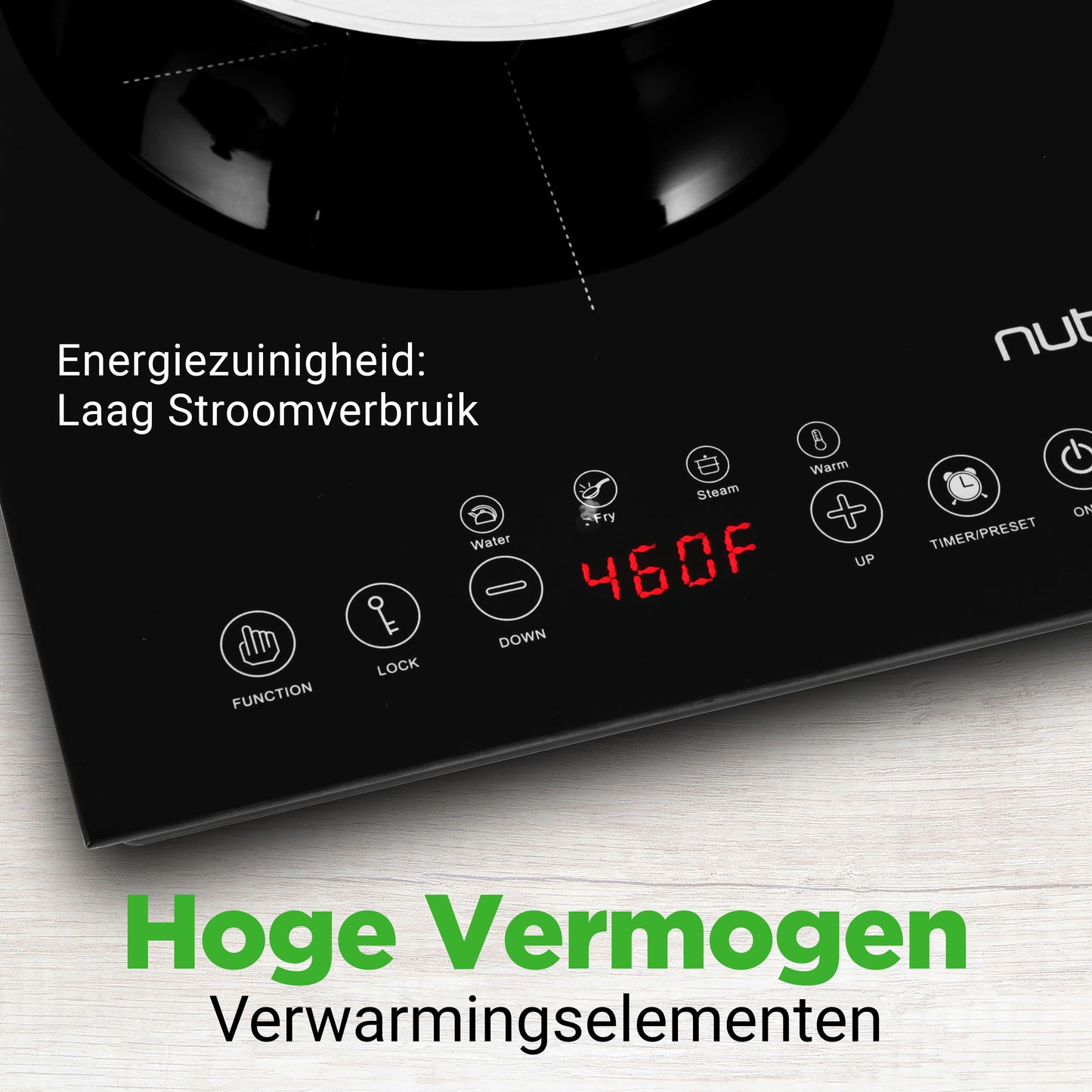 Inductiekookplaat – Elektrische Kookplaat – Vrijstaande Kookplaat – Draagbare Kookplaat – 2 Kookzones – Keramisch Glas – Kinderslot Veiligheid – 230V Aansluiting