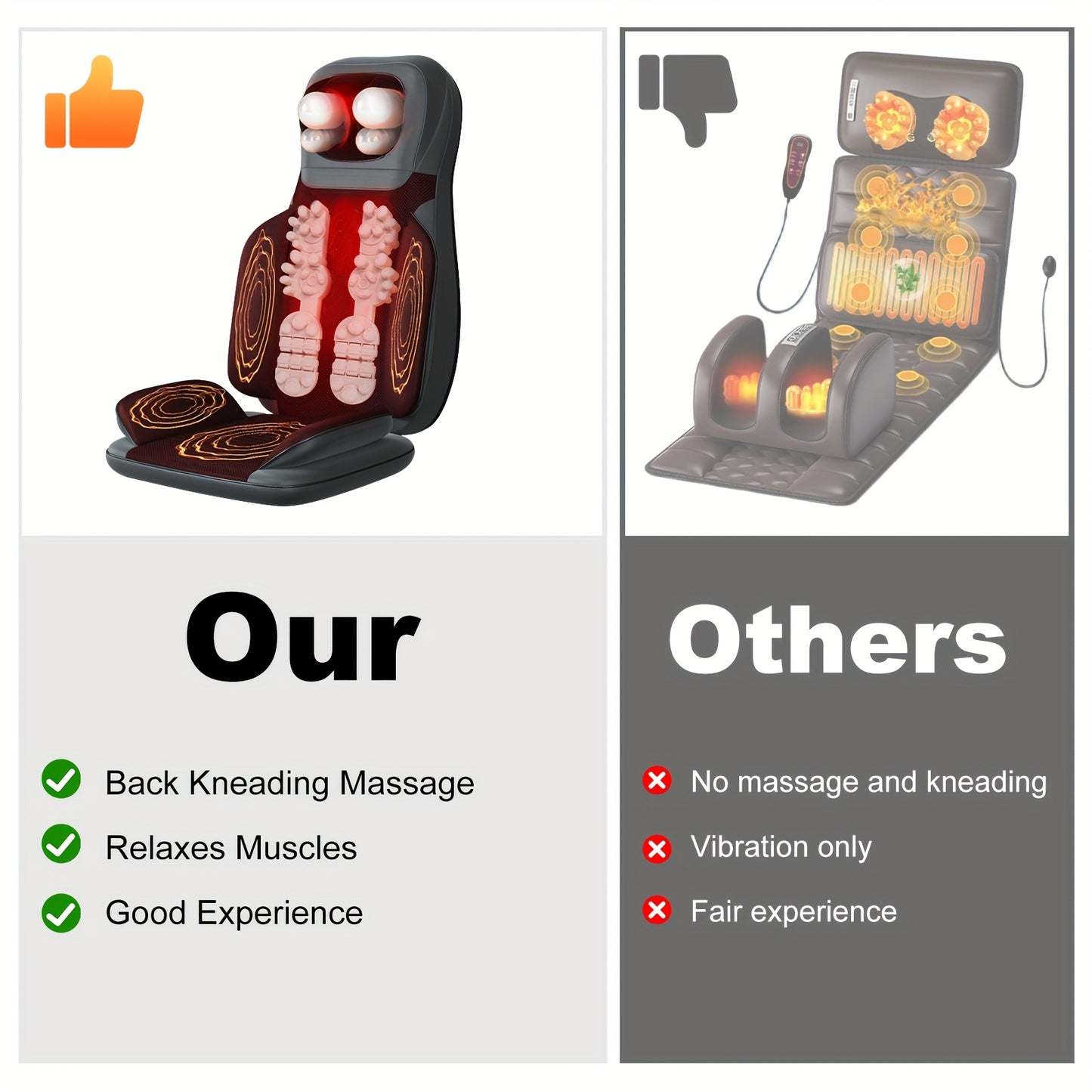 massagekussen – nekmassageapparaat – rugmassagekussen – shiatsu kussen – ontspanningskussen – ergonomisch design – verwarmde massagefunctie – beige kleur
