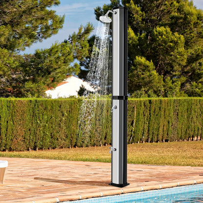 Buitendouche – Tuindouche – Solardouche – Zwembad Douche – Pooldouche – 227 cm Hoog – Zonne-energie Warm Water