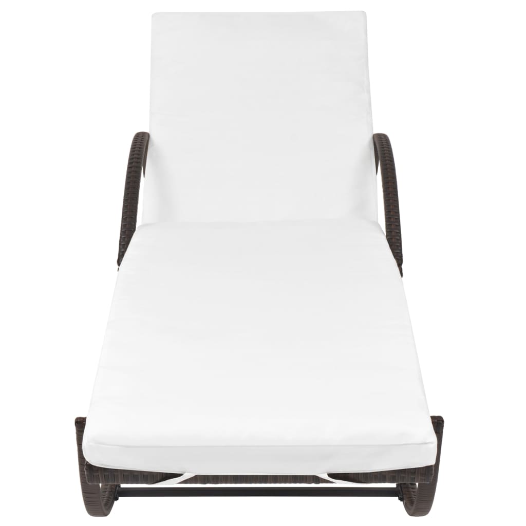 Lounge Set – Tuinligstoel – Buitenmeubel – Lounge Stoel – PE-Rattan – Gepoedercoat Staal – Afneembare Kussens