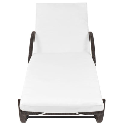 Lounge Set – Tuinligstoel – Buitenmeubel – Lounge Stoel – PE-Rattan – Gepoedercoat Staal – Afneembare Kussens