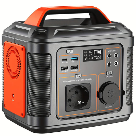 Draagbare Energiecentrale – Powerbank – Generator – Noodstroom – Accupack – 300W Vermogen – Lichtgewicht ABS Behuizing - QUORE