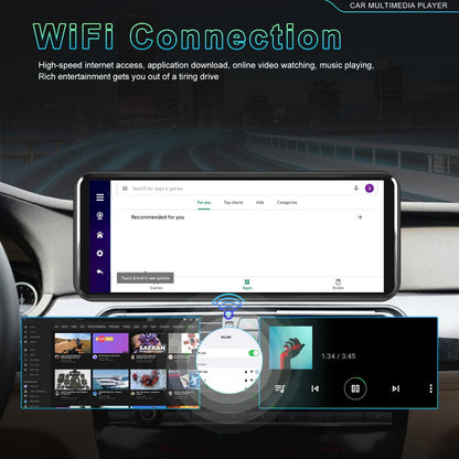 Android 13 Auto Multimedia Speler – Autoradio – Car Stereo – Auto Entertainment Systeem – Navigatie – Draadloze CarPlay & Android Auto – 10,26 Inch Scherm – 8-Core 4GB+64GB RAM