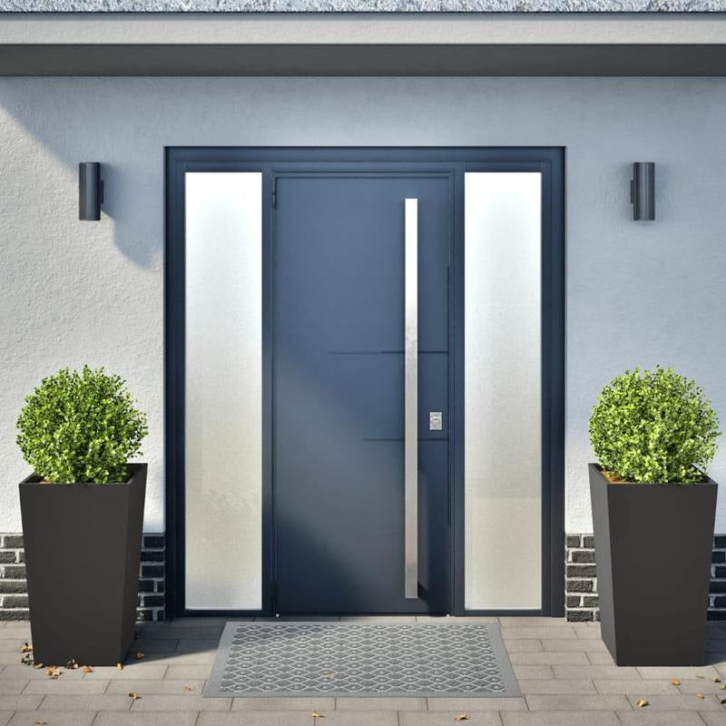 Easy to assemble modern and simple Planters 2pcs black 45x45x75cm steel backyard high-quality flower box kit