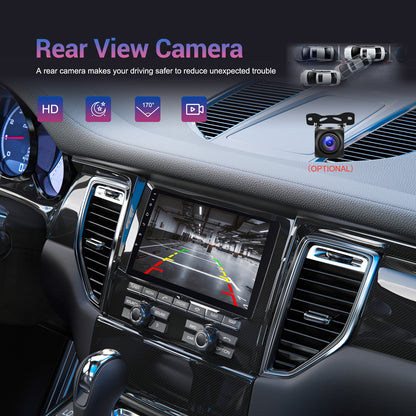 2DIN Android Autostereo – Double Din Radio – Multimedia Systeem – Autoradio Met Navigatie – Touchscreen Radio – 9 Inch HD Scherm – Draadloos CarPlay & Android Auto – AHD Achteruitrijcamera & DSP Geluid