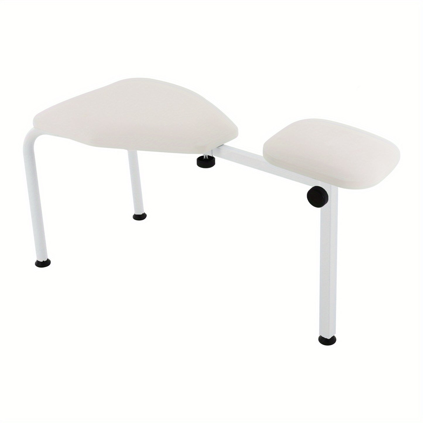 Pedicurestoel – Pedicurekruk – Behandelstoel – Voetsteun – Salonstoel – Verstelbare Hoogte en Lengte – Stevig IJzeren Frame met Anti-slip Voetpadden