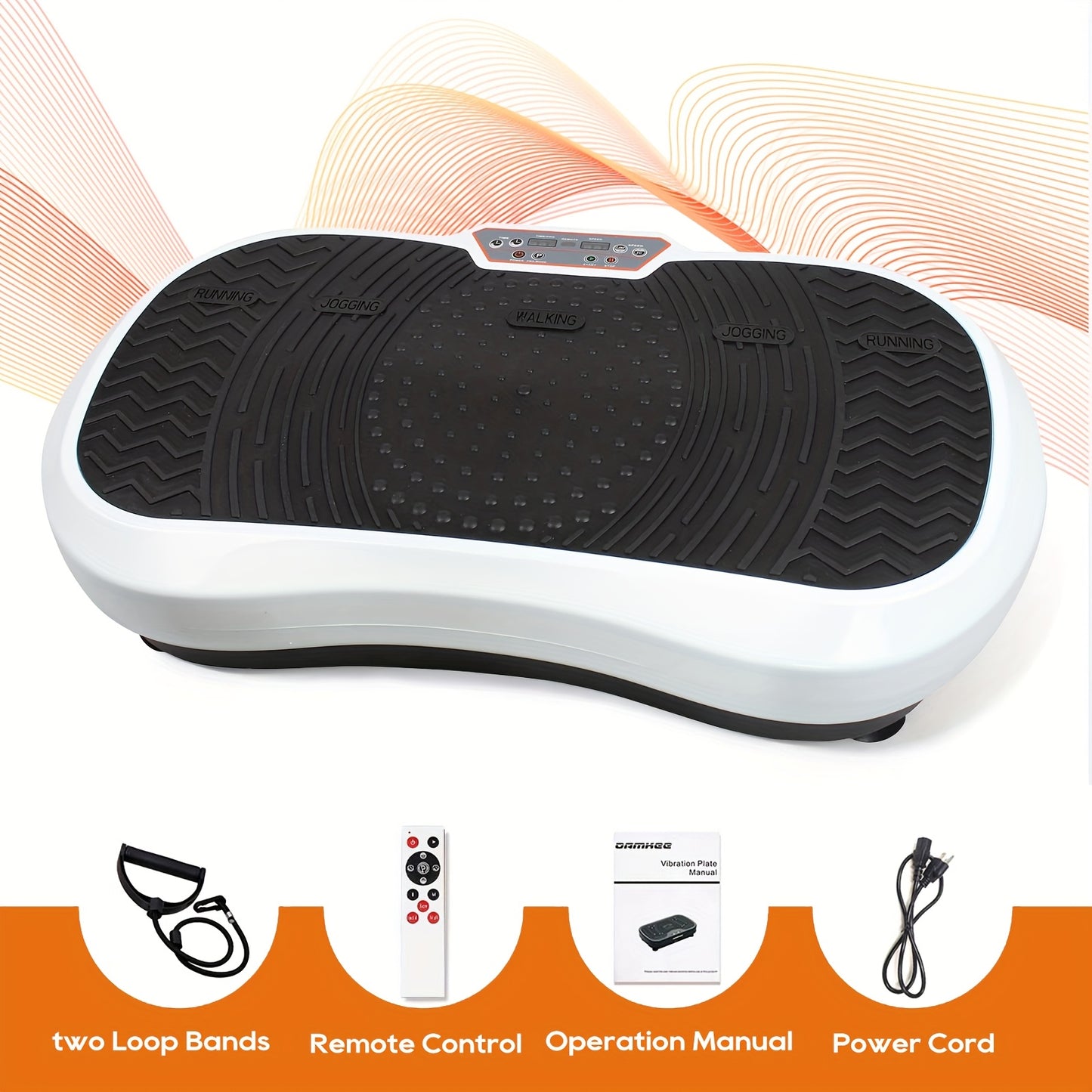 Trilplaat – Vibratieplaat – Vibration Plate – Powerplate – Fitnessapparaat – 3 Intensiteitsniveaus – Max. 150 kg Draagvermogen