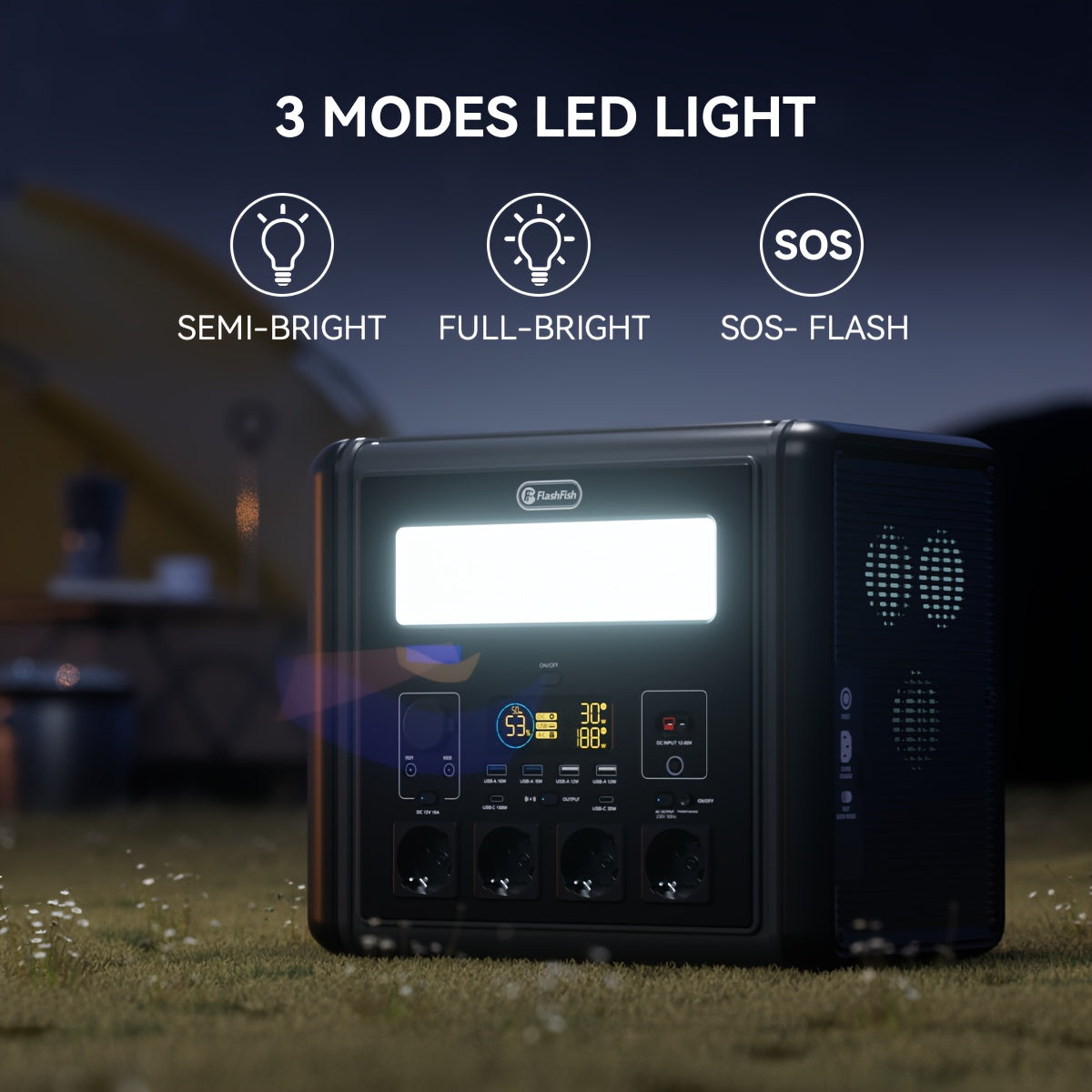 Powerbank – Powerstation – Zonnegenerator – Noodstroom – Draagbare Generator – 2000W Vermogen – 1536Wh LiFePO4 Batterij