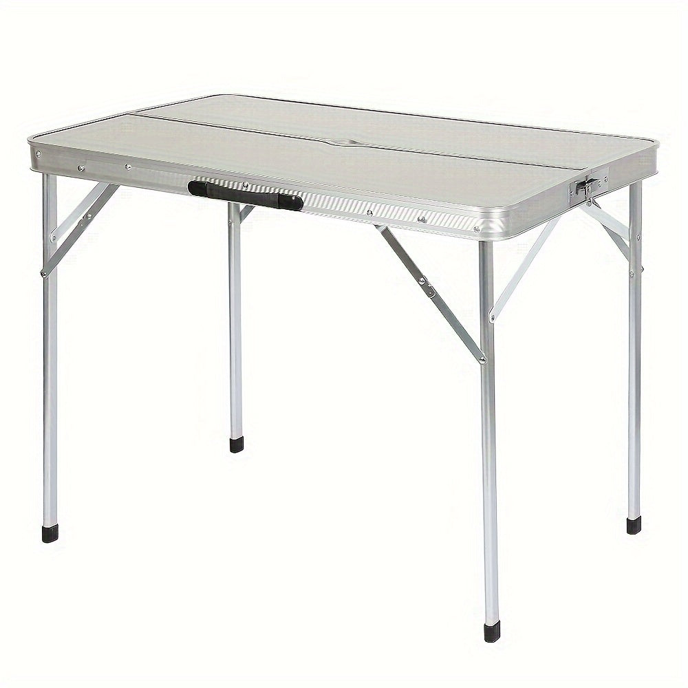 Tafel- En Stoelset Voor Buiten – Picknicktafel – Campingset – Klaptafel – Klapbanken – Aluminium Frame – Compact Opvouwbaar