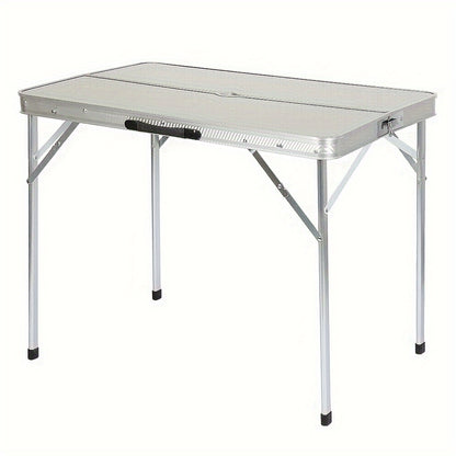 Tafel- En Stoelset Voor Buiten – Picknicktafel – Campingset – Klaptafel – Klapbanken – Aluminium Frame – Compact Opvouwbaar