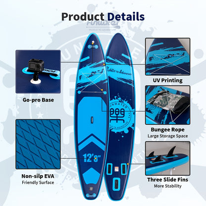 Opblaasbare SUP – Paddleboard – Stand Up Paddle – Inflatable Board – Watersportboard – 385x85x15 cm – Duurzaam PVC