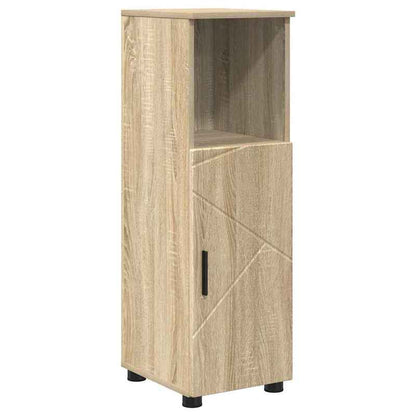 Modern Minimalist Bathroom Furniture Set, Extra Large Bathroom Furniture Set with Storage, Stable Foot Design, Suitable for Bathrooms. Bathroom Furniture Set with Drawer 4pcs Sonoma Oak 30 X 35 X 192 Cm