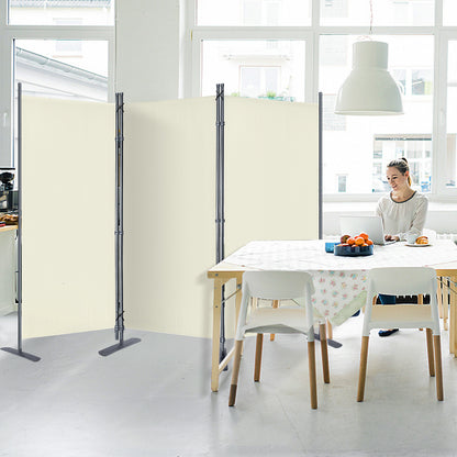 Paravent Paravents Room Divider Windshield Spanish Anthracite/Beige Foldable Partition Balcony Privacy Screen Partition Wall