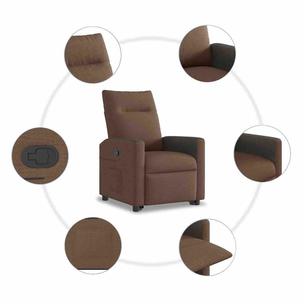 Bureaustoel Elektrisch Verstelbaar – Comfortstoel – Relaxstoel – Sta-op Stoel – Ergonomische Fauteuil – Elektrische Liftfunctie – Verstelbare Rugleuning en Voetensteun