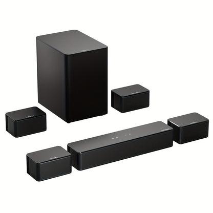 Soundbar – Home Theater Speaker – Surround Geluidssysteem – TV Luidspreker – Draadloze Subwoofer – 460W Piekkracht – 7.1 Kanaals Met App Bediening