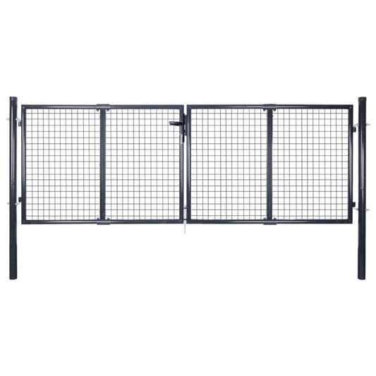 Tuinpoort – Tuinhek – Tuindeur – Erfafscheiding – Gaaspaneel – 100 cm Breed – Gegalvaniseerd Staal – Roestbestendig