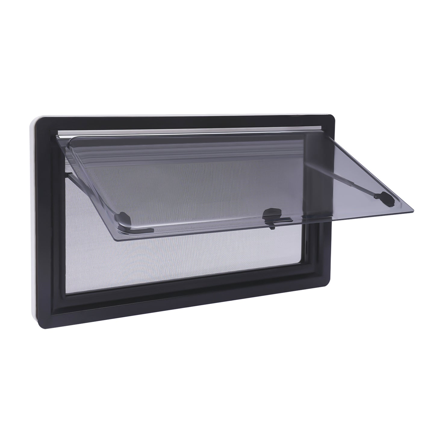 Ventilatieraam Camper – Camperraam – Caravanraam – Busraam – Buscamperraam – 900x500 mm – Insectenscherm & Vergrendeling – Stevig Aluminium Frame
