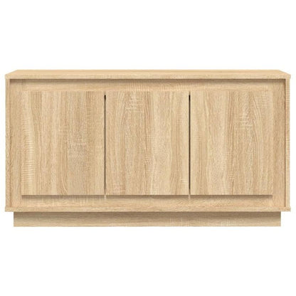 Sideboard – Dressoir – Opbergkast – Wandmeubel – Braun – Sonoma Eikenhoutlook – Stevig Houtmateriaal – Compact Formaat 102x35x55 cm