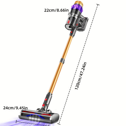 Stofzuiger – Steelstofzuiger – Zakloze Stofzuiger – Draadloze Stofzuiger – Handstofzuiger – Krachtige Zuigkracht 46 kPa – 70 Minuten Batterijduur Met LED Display