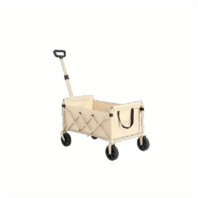 Bolderkar – Inklapbare Bolderwagen – Vouwkar – Transportkar – Trolley – Lichtgewicht Met Standaard Formaat – Stalen Frame Met All-Terrain Wielen