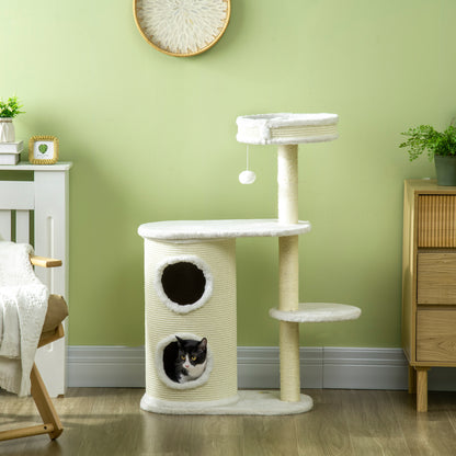 3-laagse plantenstandaard – plantenrek – plantenhouder – bloementrap – plantenbak – blauw-wit – duurzaam PVC – compact design