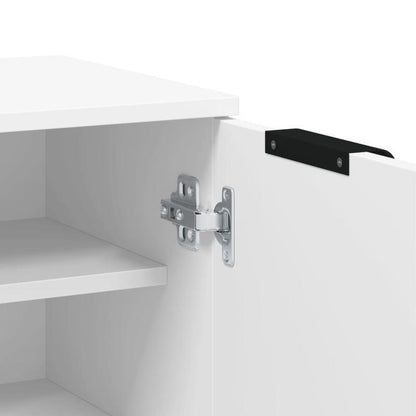 Schoenenkast – Schoenrek – Schoenenopberger – Opbergkast Schoenen – Schoenenkast Wit – Modern Houten Design – Ruime Opbergruimte 59x35x100cm