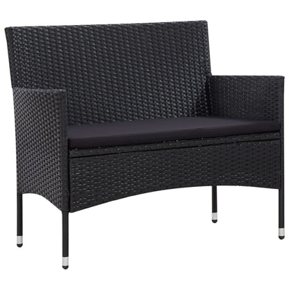 Loungeset – Tuinmeubelset – Zitgroep – Balkonset – Loungemeubel – Polyrotan – 5-Delig – Inclusief Comfortabele Kussens