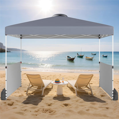 Partytent – Paviljoen – Tuintent – Feesttent – Opvouwbare Tent – 3x3 Meter – Waterdicht Oxford Stof – Inclusief Zijwanden & Haringen
