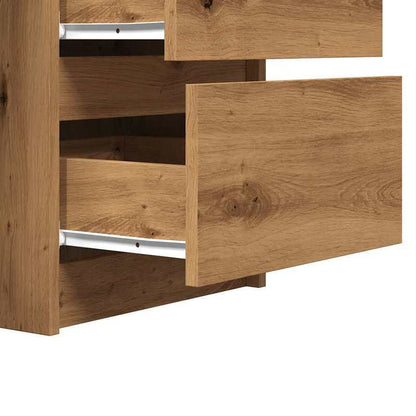 Burea tafel – Computer bureau – Kantoor tafel – Werk bureau – Artisan Eikenhout – 140x50x77 cm – Massief Hout – Stijlvol Design