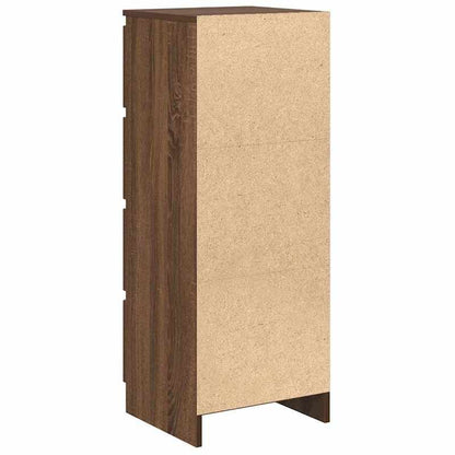 Simple Sideboard, Spacious Storage Cabinet with Display Shelf, Suitable for Kitchen, Living Room, Stylish Furniture, Provides Additional Storage Space And Home Decoration, Ensures Safety. Dresser 37.5X35X99 Cm Particleboard B