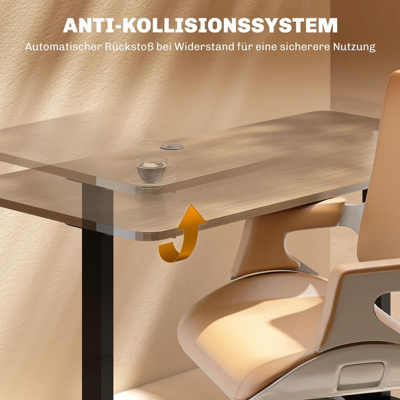 Zit-Sta Bureau Verstelbaar – Hoogteverstelbaar Bureau – Sta Bureau – Elektrisch Bureau – Bureau Met Geheugenfunctie – Stevig Stalen Frame – Eenvoudige Montage