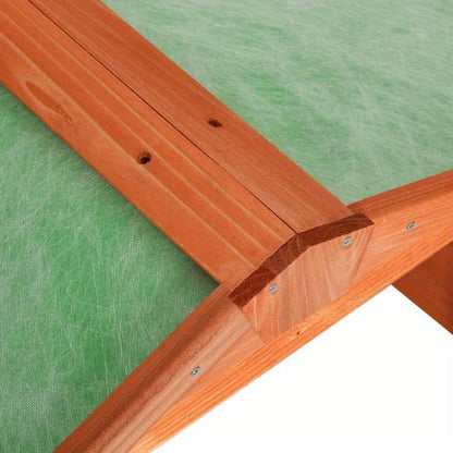 Grasmaaier Garage – Maaier Schuur – Tuinberging – Opbergbox – Houten Bewaarbox – Massief Vurenhout – Compact 72x87x50 cm – Weerbestendig & Duurzaam