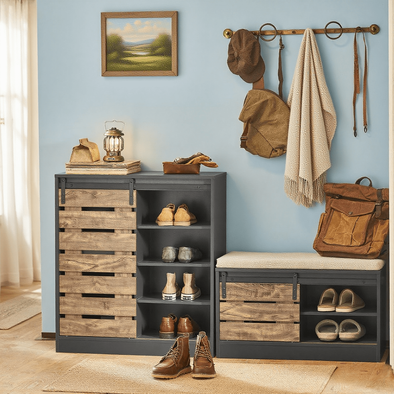 Kast – Ladekast – Opbergkast – Dressoir – Ladenkast – Wit – 5 Lades – Compact 74x40x91 cm