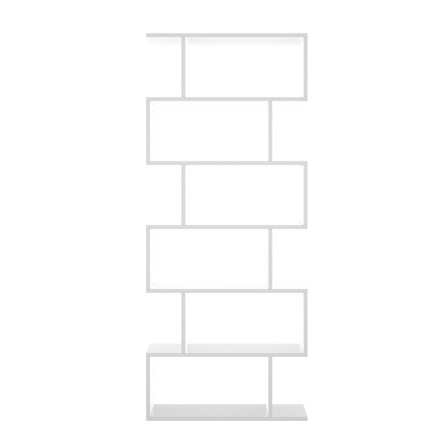 Djorone Library, Multi-Purpose Office Shelf, 5-Tier Bookcase Mobile, 80X25H190 Cm, Available in 2 Colors